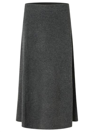 Neva knit skirt Dark Grey Melange Second Female 